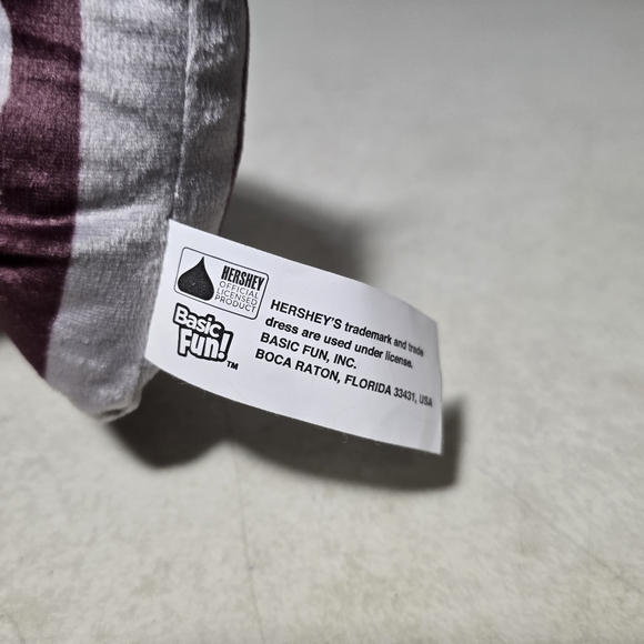 Snack On Snacks Hersheys Chocolate Bar  8” Plush Bean Bag NEW With Tags Candy - Picture 10 of 12